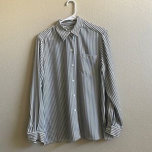 Emma James, Liz Claiborne, l/s stripe button down, 8